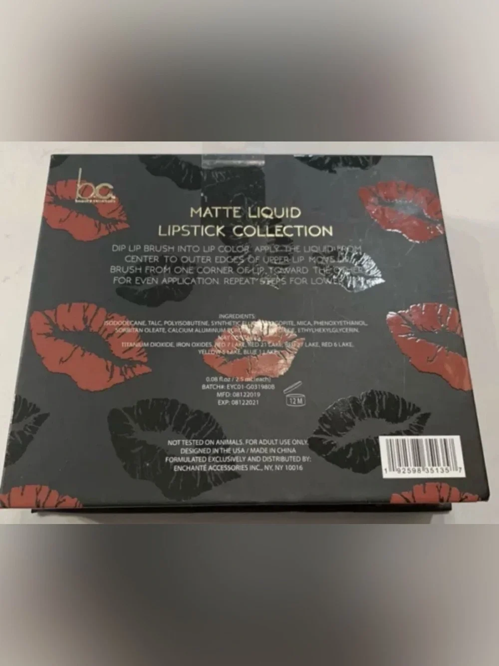 Beauty Concepts Matte Lipstick Collection